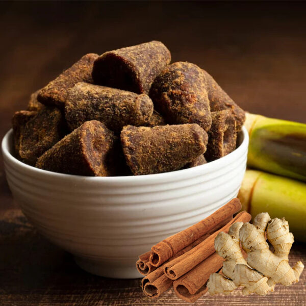 Flavored Jaggery (Ginger, Cardamom)