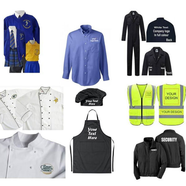 Uniforms & Aprons (HS Code: 6203.42)